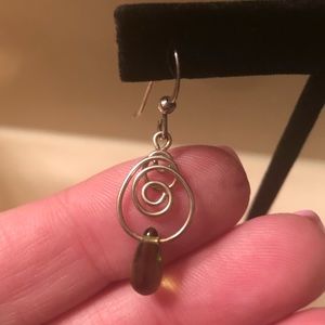 Swirly Drop Earrings